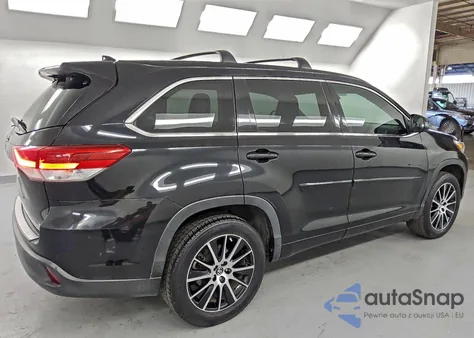 2018 Toyota Highlander Se из США, поврежденный, VIN 5TDKZRFH3JS534124